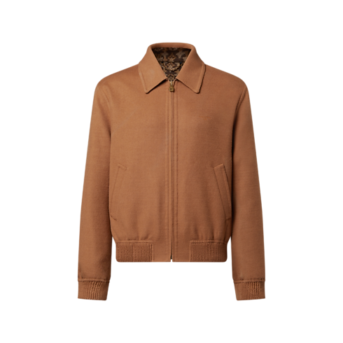 Double Face Wool Blouson in Men's Ready to Wear Outerwear and Coats collections by Louis Vuitton (Product zoom)