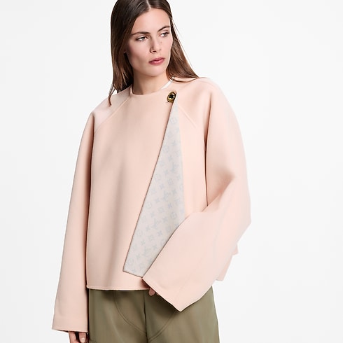 Drape Front Short Coat in Women's Ready to Wear Coats and Jackets collections by Louis Vuitton (Product zoom)