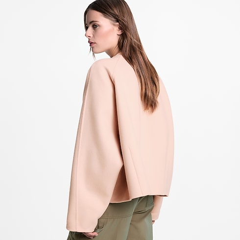 Drape Front Short Coat in Women's Ready to Wear Coats and Jackets collections by Louis Vuitton (Product zoom)