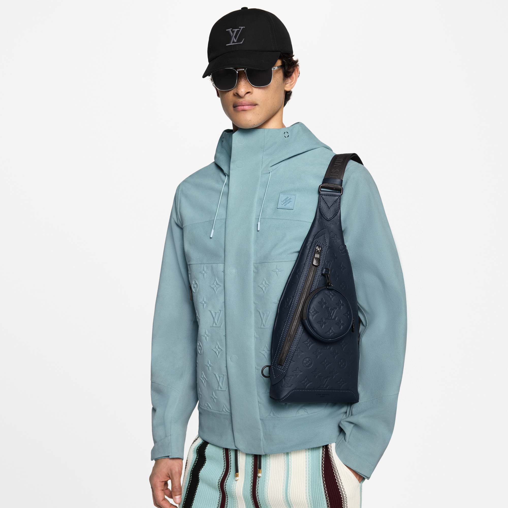 Duo Slingbag Monogram Shadow Leather in Bags and Small Leather Goods