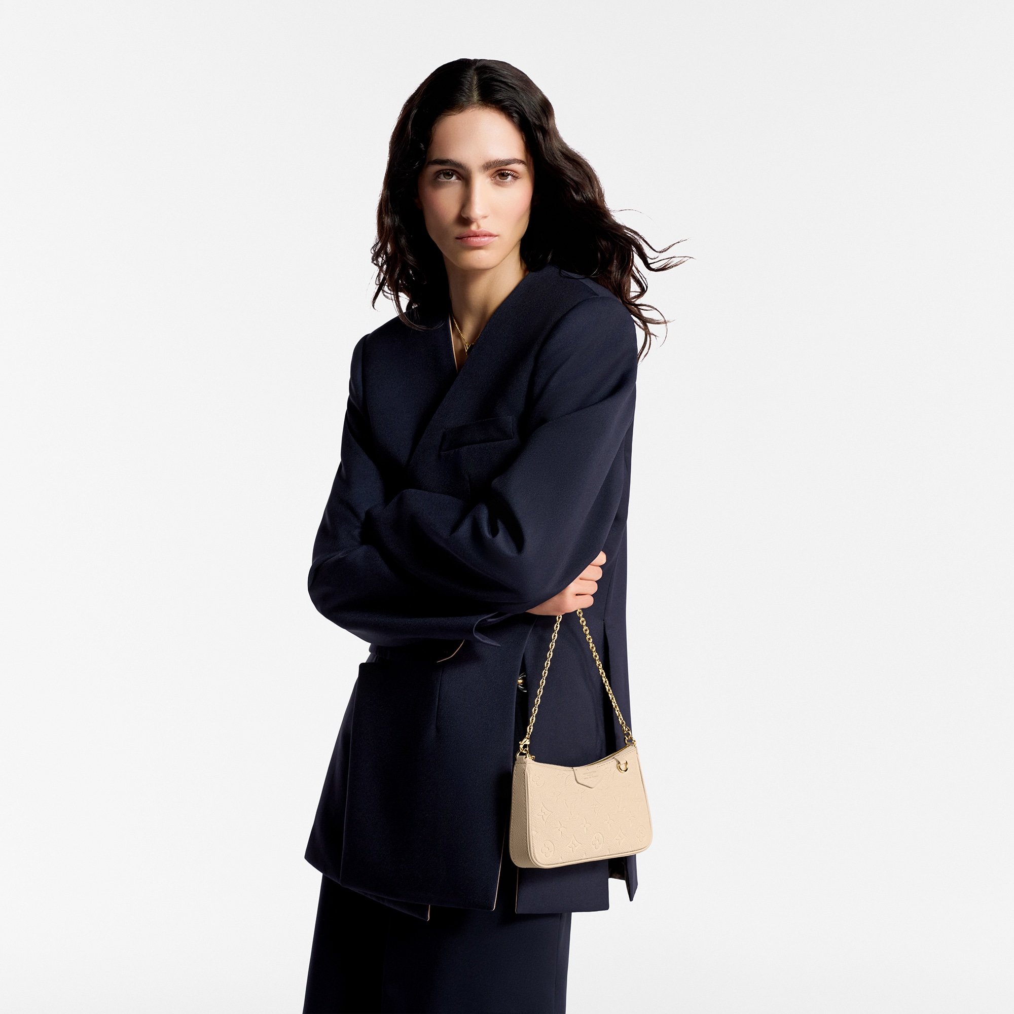 Easy Pouch On Strap Monogram Empreinte Leather in Women