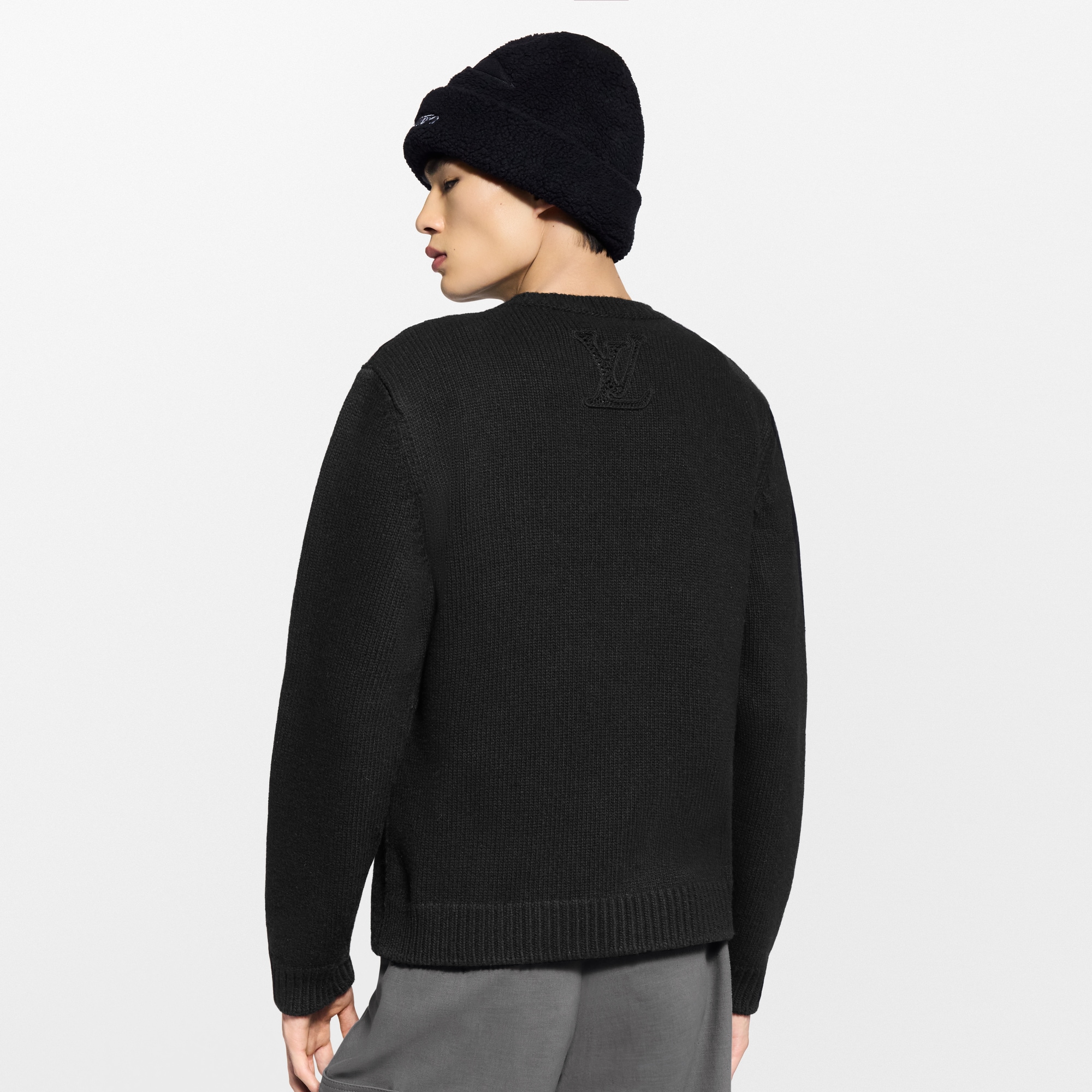 Embellished Knitted Crewneck  in New