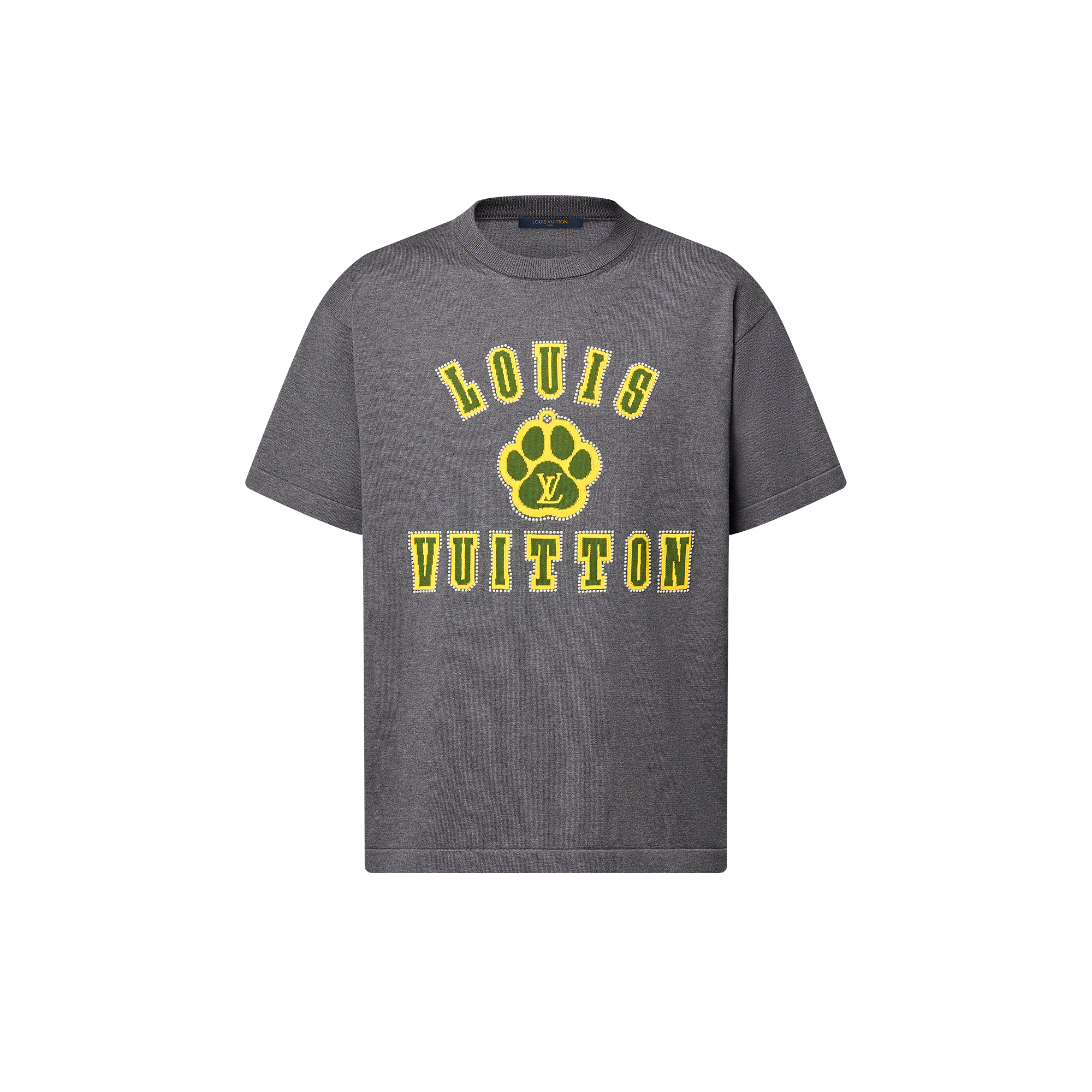 裝飾短袖棉質圓領上衣  in 男士