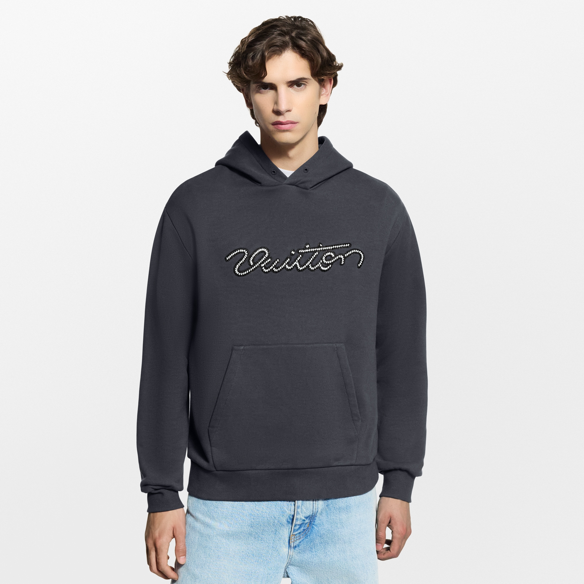 Embellished Signature Hoodie  in Men