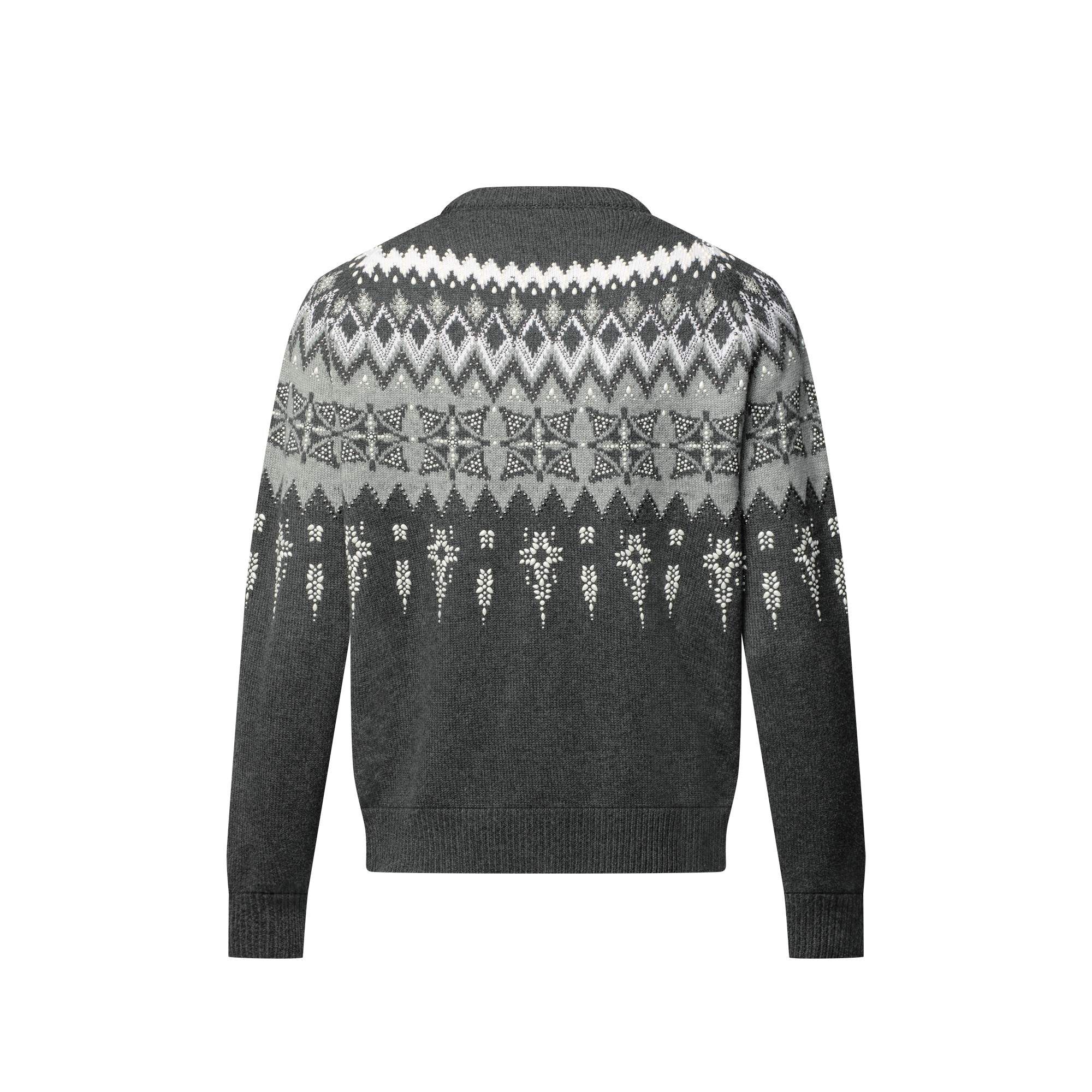 Embellished Wool-Cashmere Blend Pullover  in Men