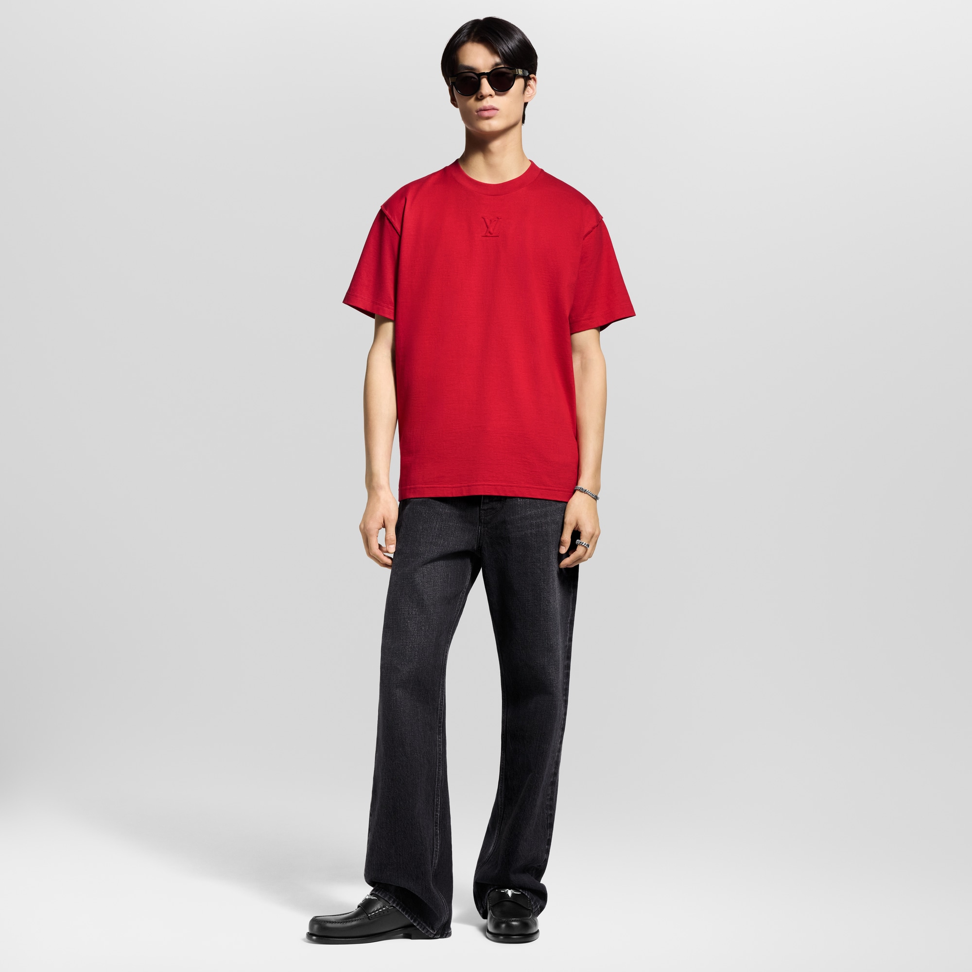 LV 壓花 T 恤  in 男士