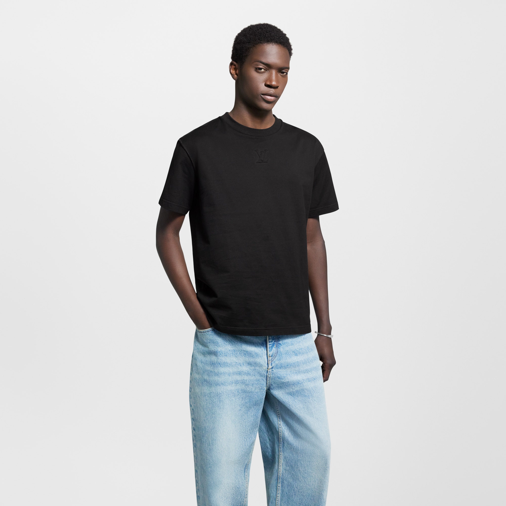 LV 壓花 T 恤  in 男士