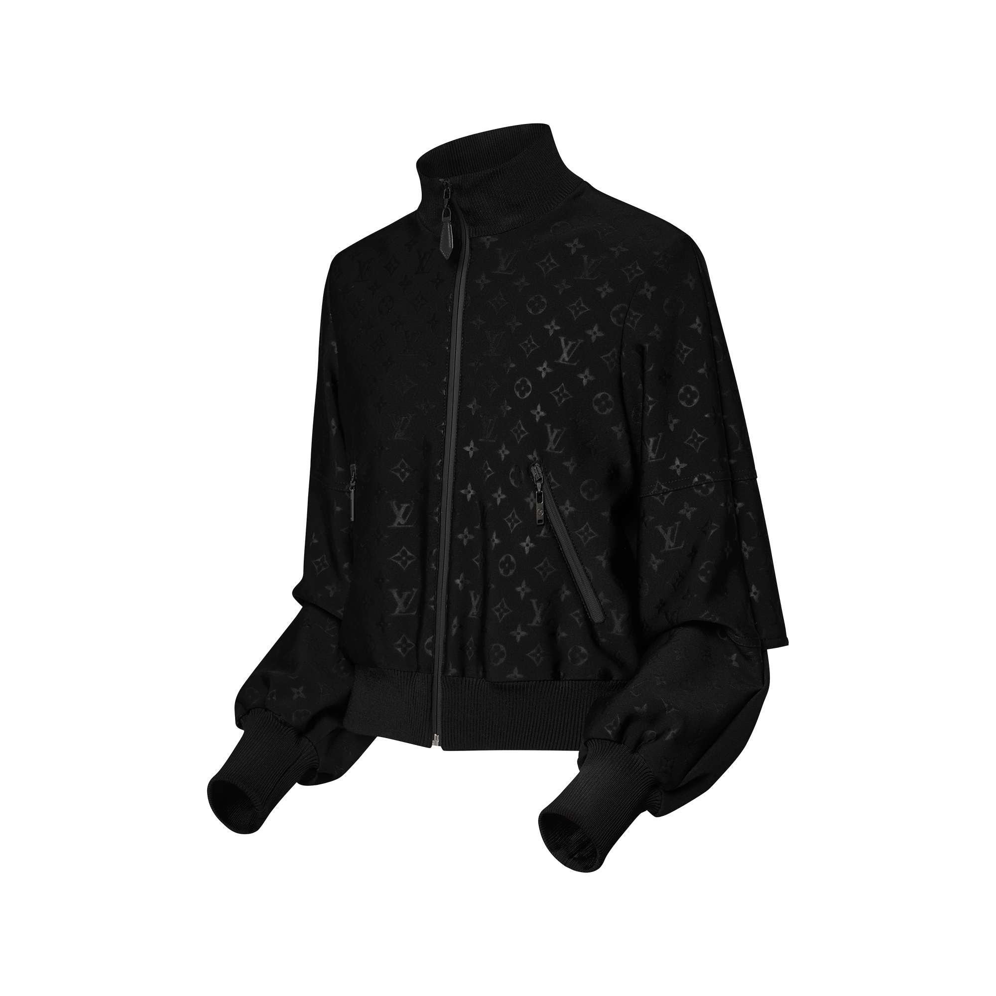 Monogram 壓花圖案拉鏈外套  in 女士