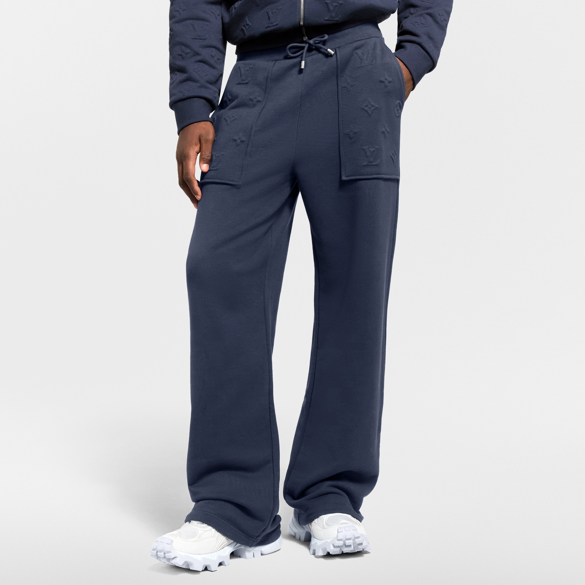Embossed Signature Detail Pants  in Men