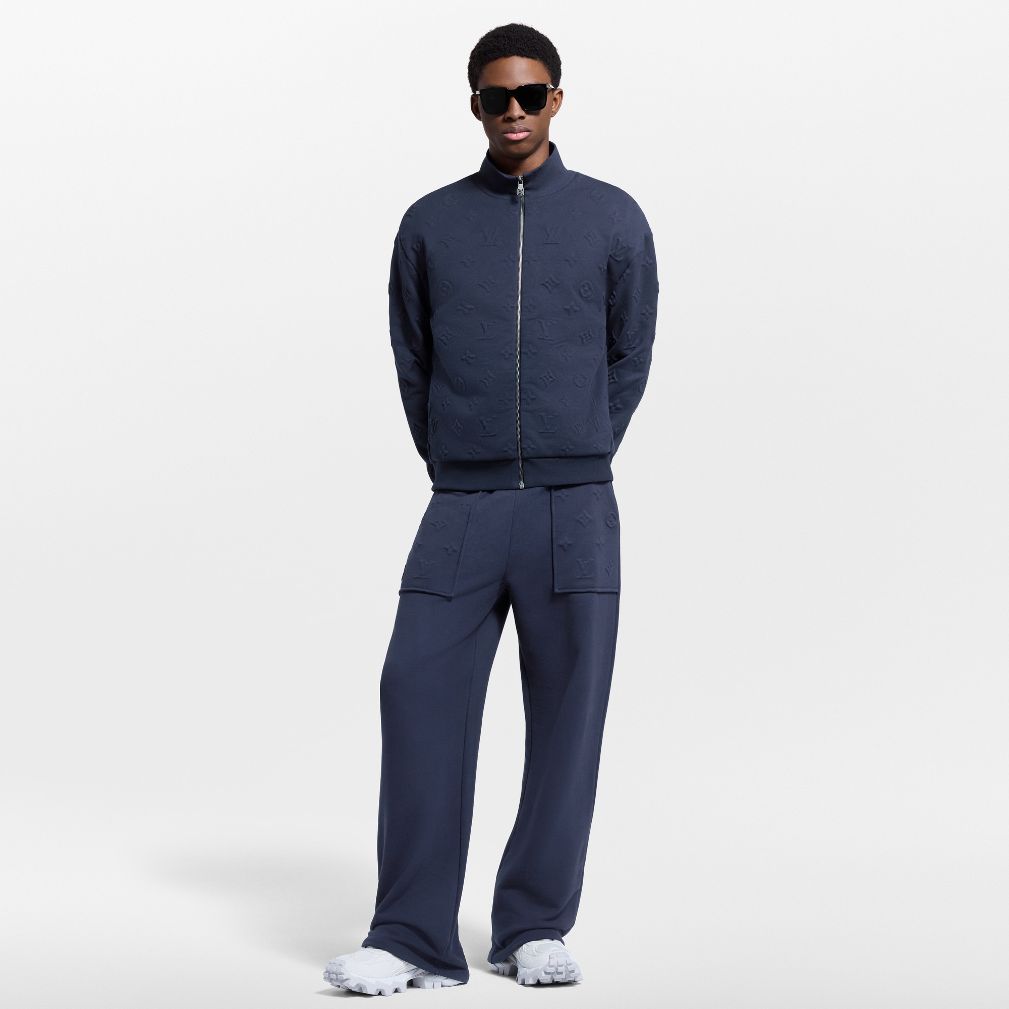 Embossed Signature Detail Pants  in Men