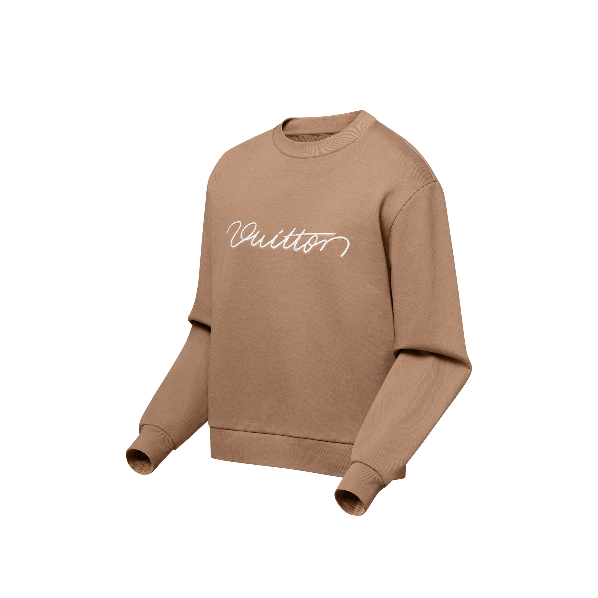 刺繡棉質圓領上衣  in 女士