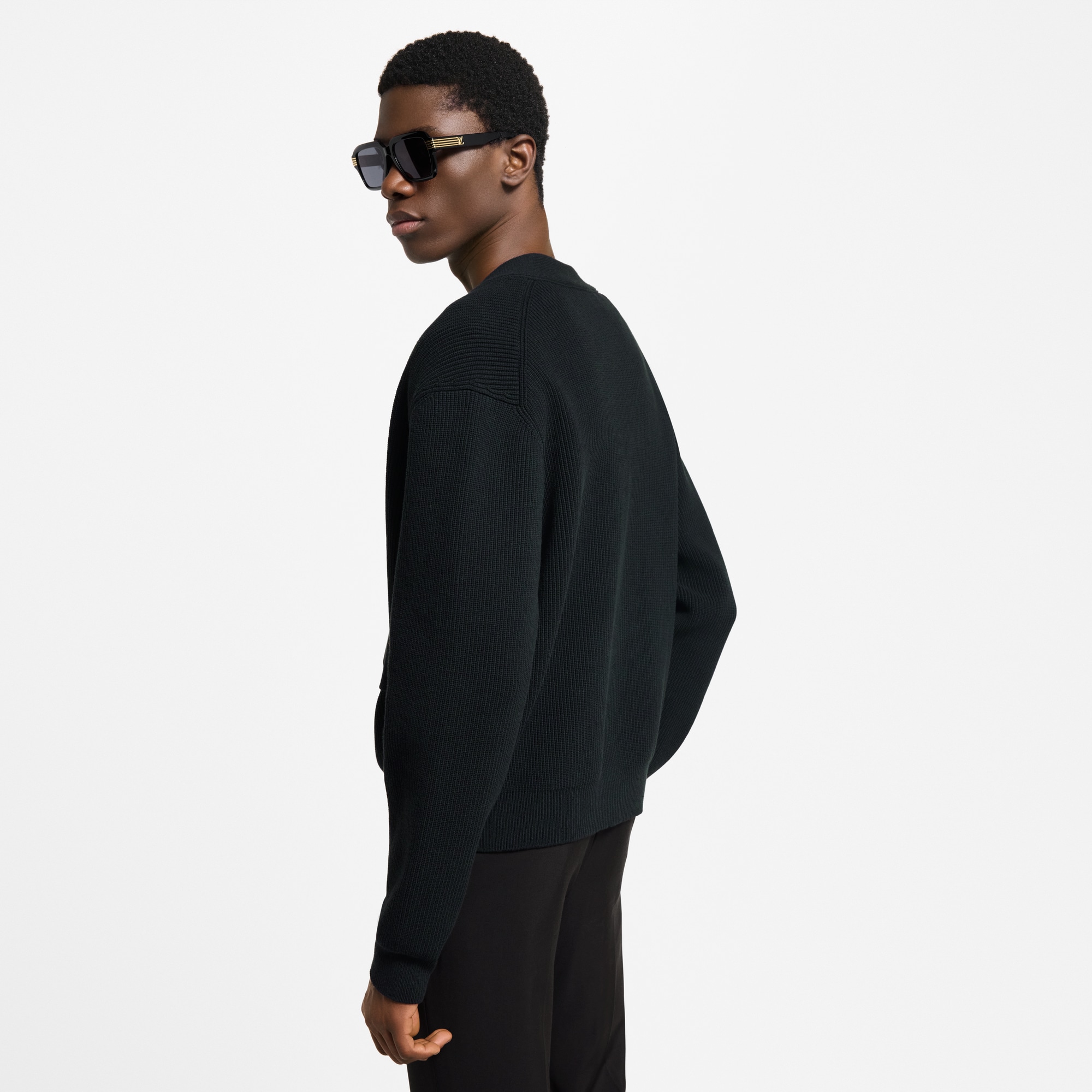 刺繡標誌開襟外套  in 男士