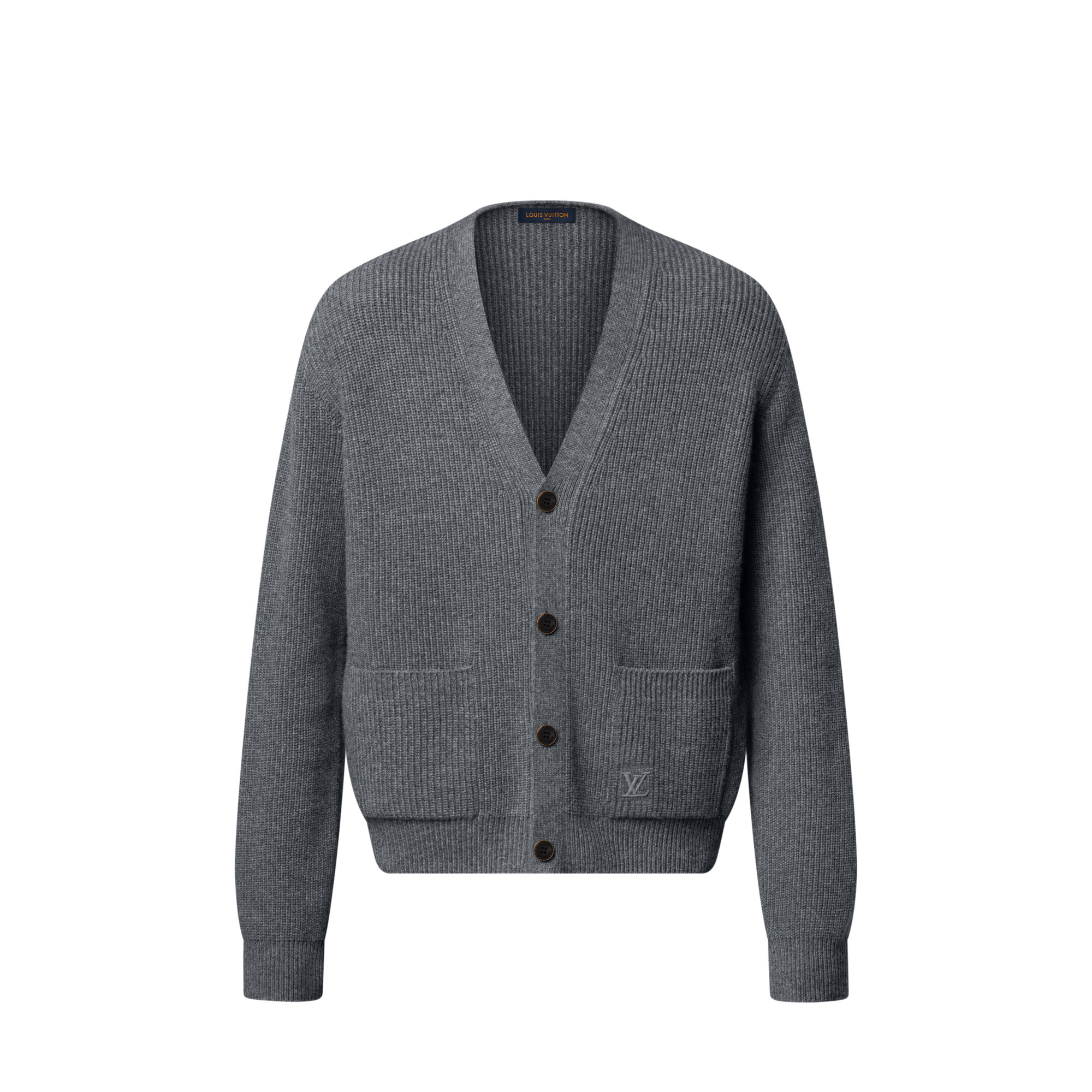 Embroidered Signature Cashmere Cardigan  in Men