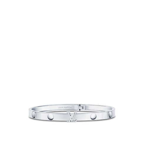 Empreinte Bangle, White Gold in Les Extraordinaires's Jewellery Bracelets collections by Louis Vuitton (Product zoom)