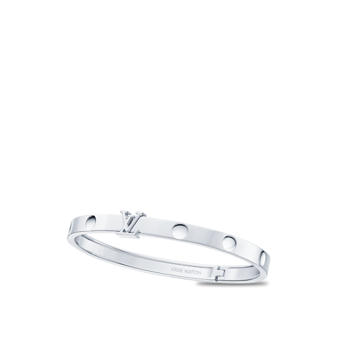 Empreinte Bangle, White Gold in Les Extraordinaires's Jewellery Bracelets collections by Louis Vuitton (Product zoom)