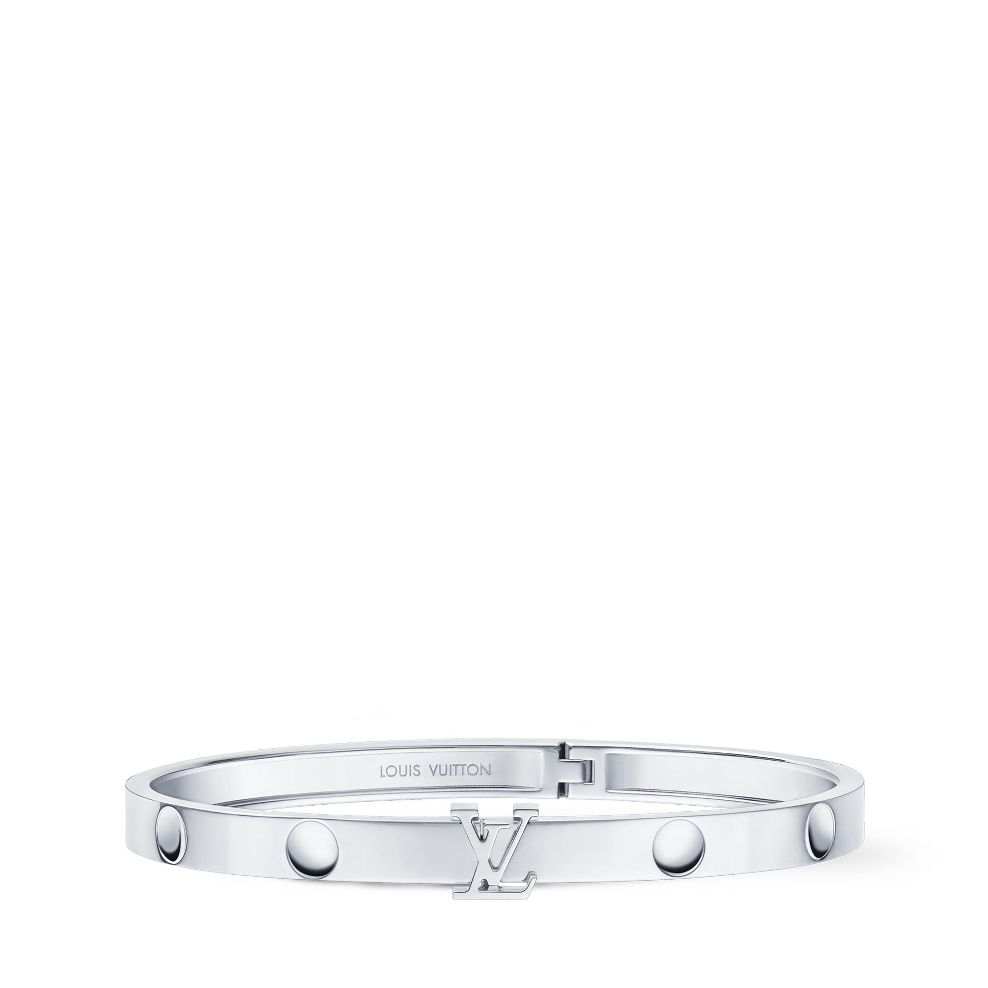 Empreinte Bangle, White Gold  in Les Extraordinaires