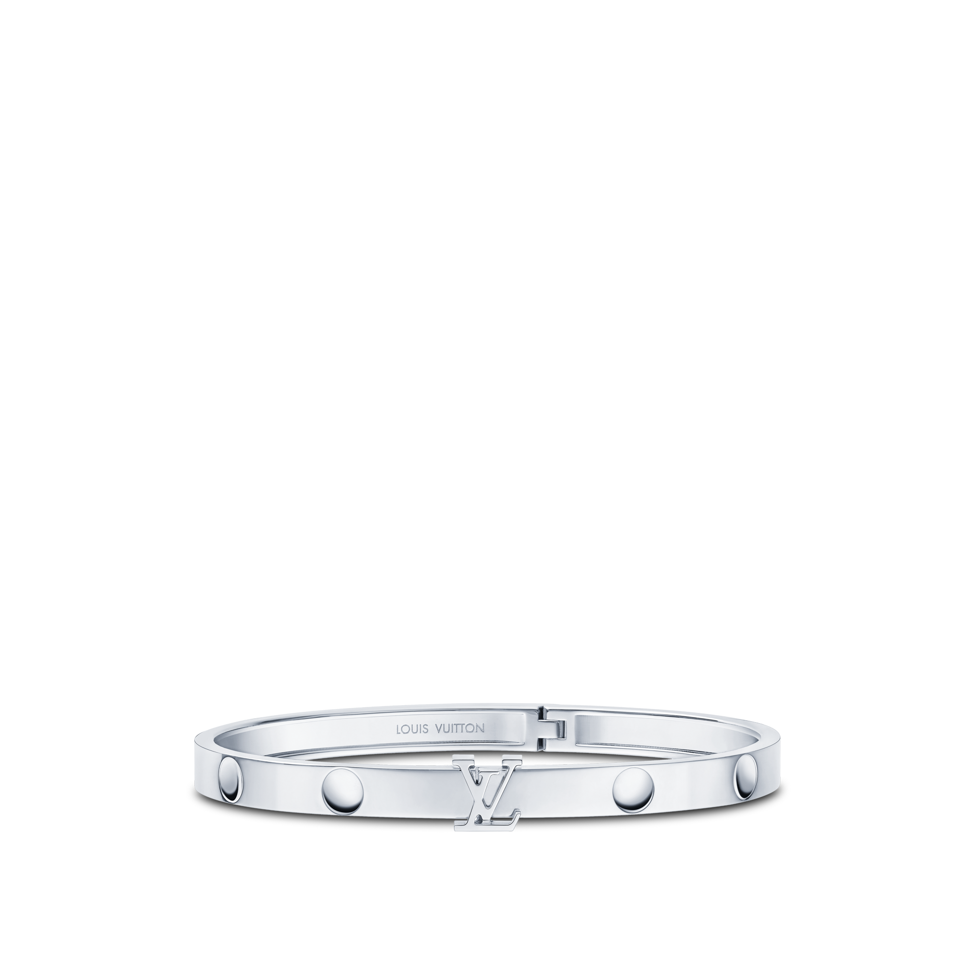 Empreinte Bangle, White Gold  in Les Extraordinaires