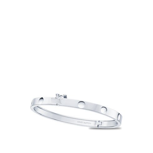 Empreinte Bangle, White Gold in Les Extraordinaires's Jewellery Bracelets collections by Louis Vuitton (Product zoom)