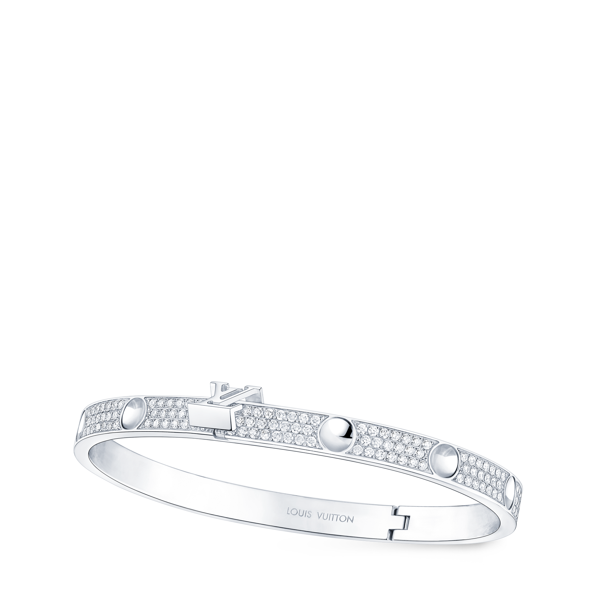 Empreinte Bangle, White Gold and Diamonds  in Jewellery