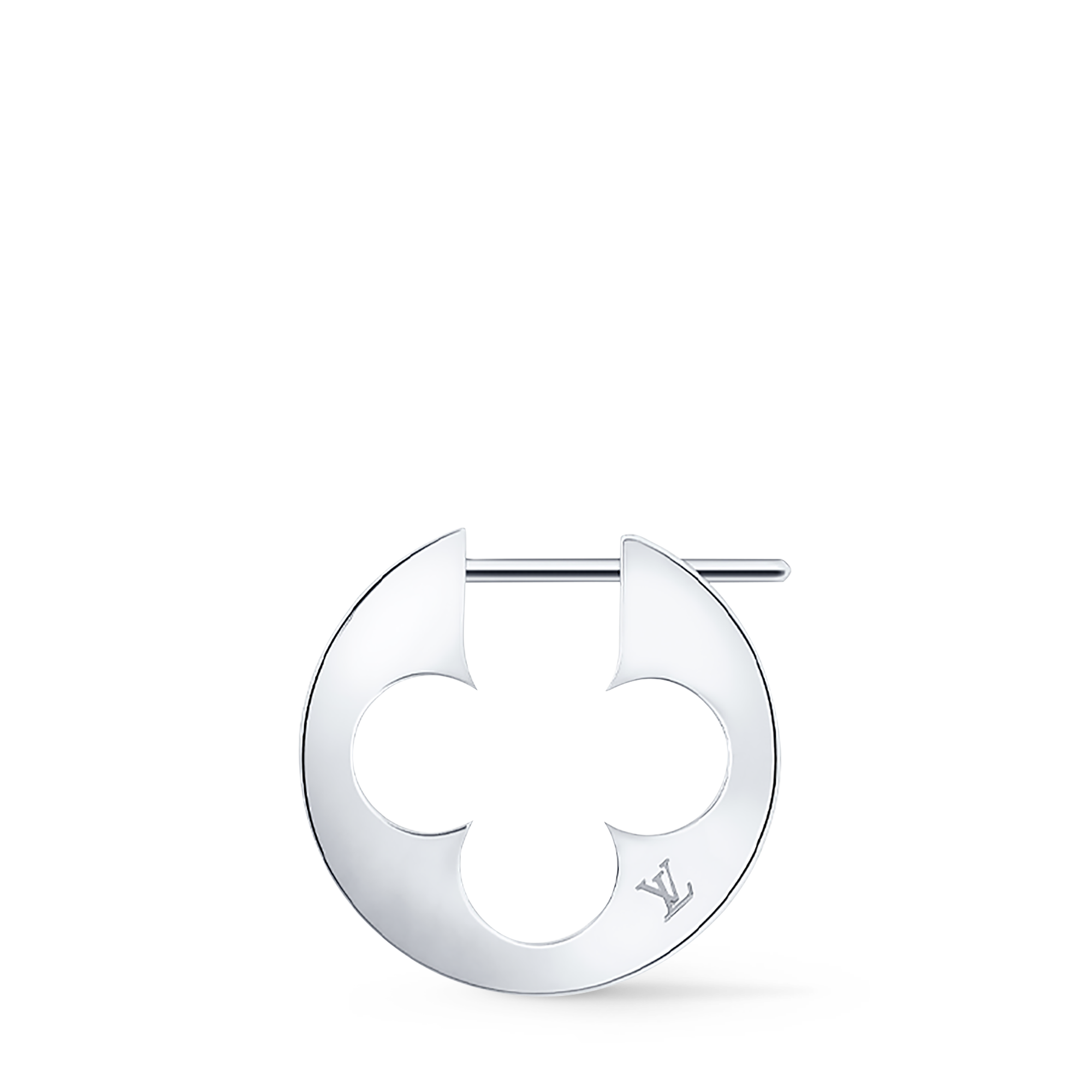 Empreinte 白K金配鑽石環狀耳環 - 單枚  in 珠寶系列