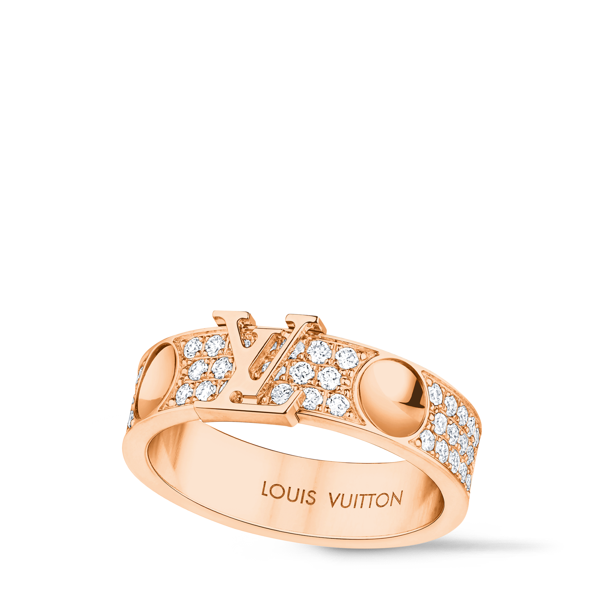 Empreinte Ring, Pink Gold And Diamonds  in Jewellery