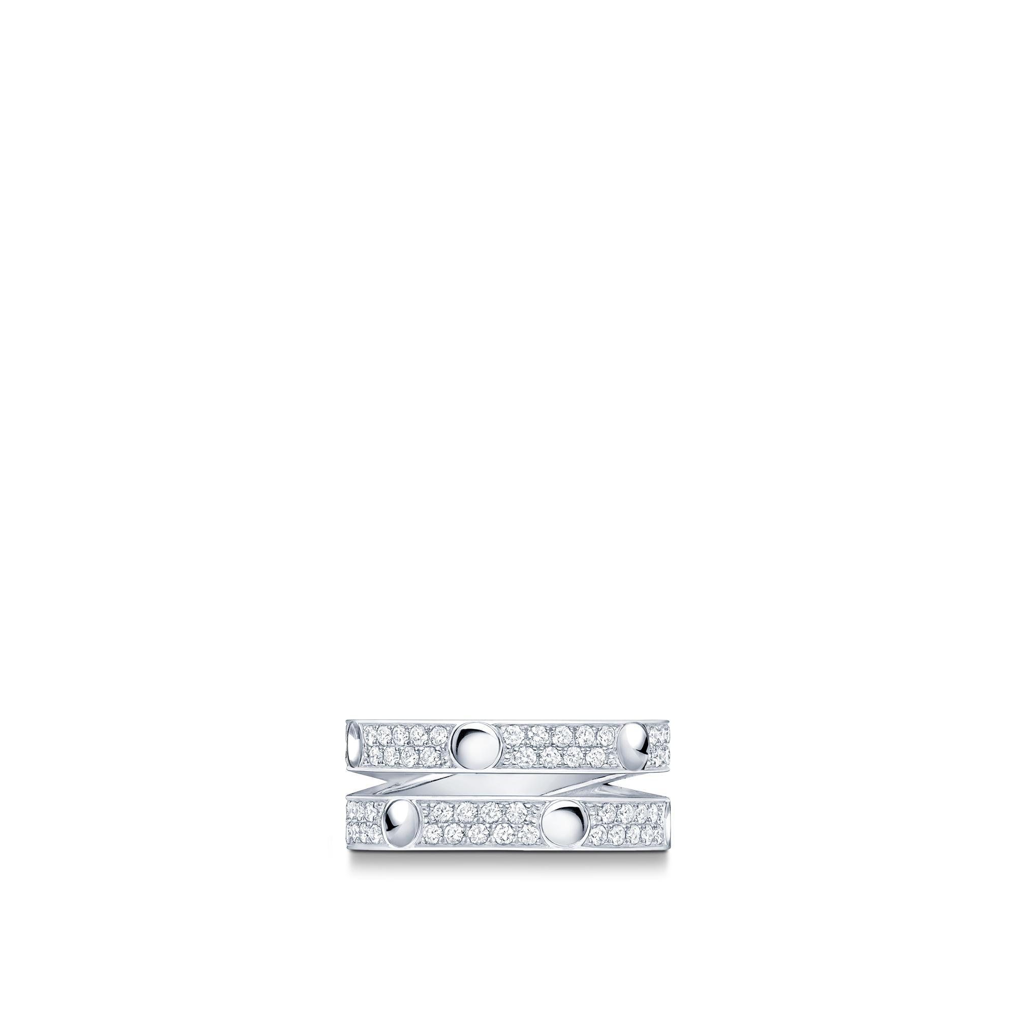 Empreinte Ring, White Gold And Diamonds  in Jewellery
