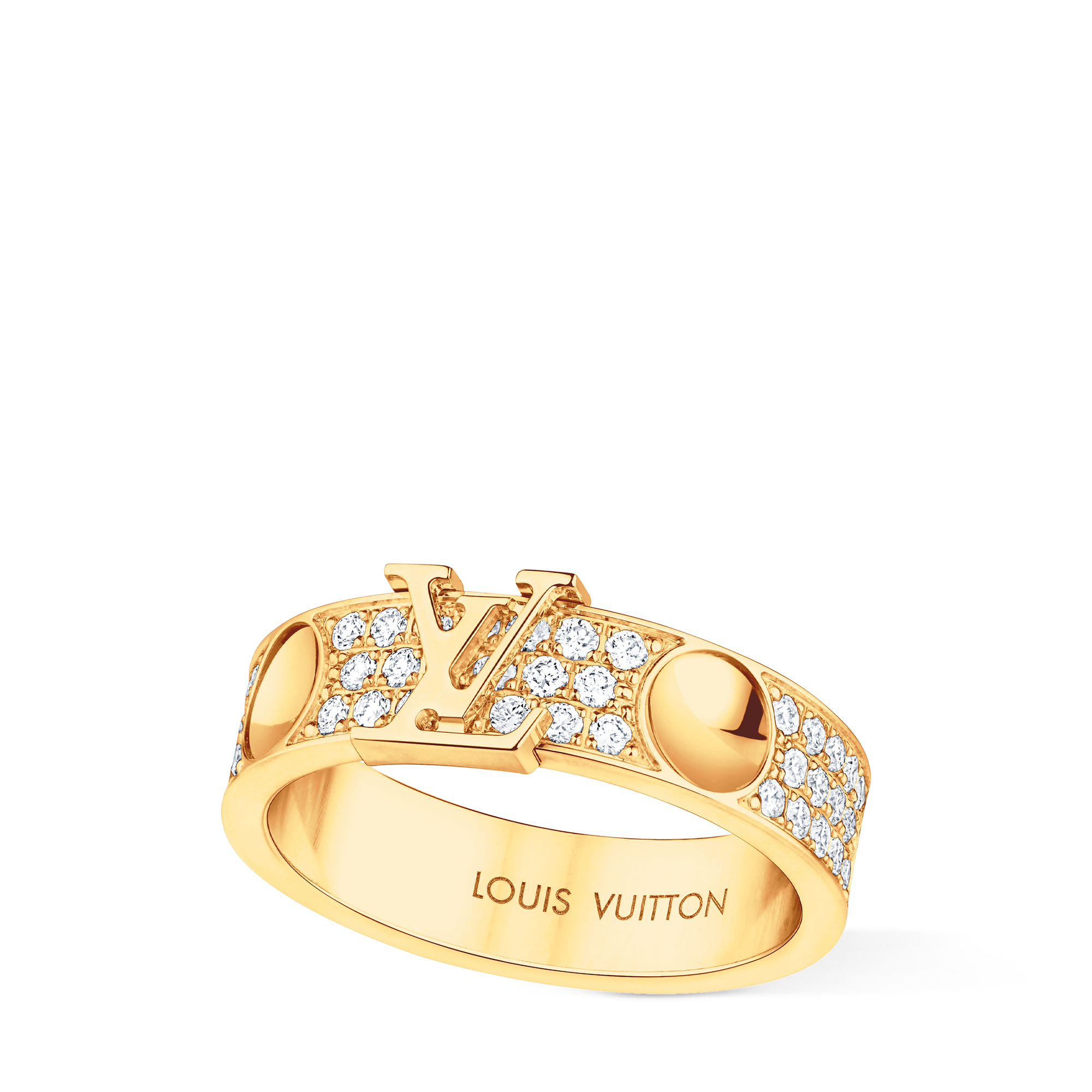 Empreinte Ring, Yellow Gold And Diamonds  in Jewellery
