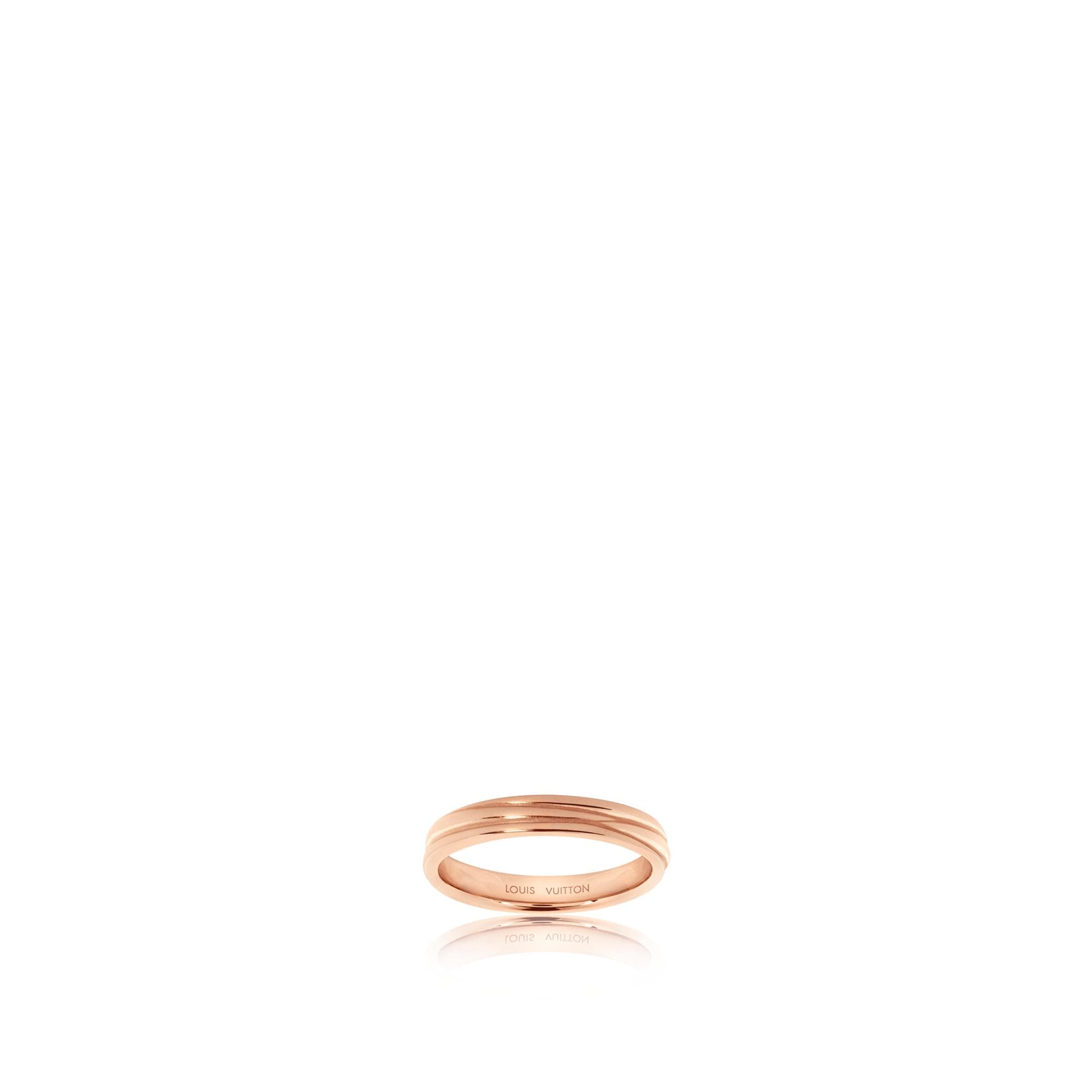 Epi wedding band, pink gold  in Jewellery
