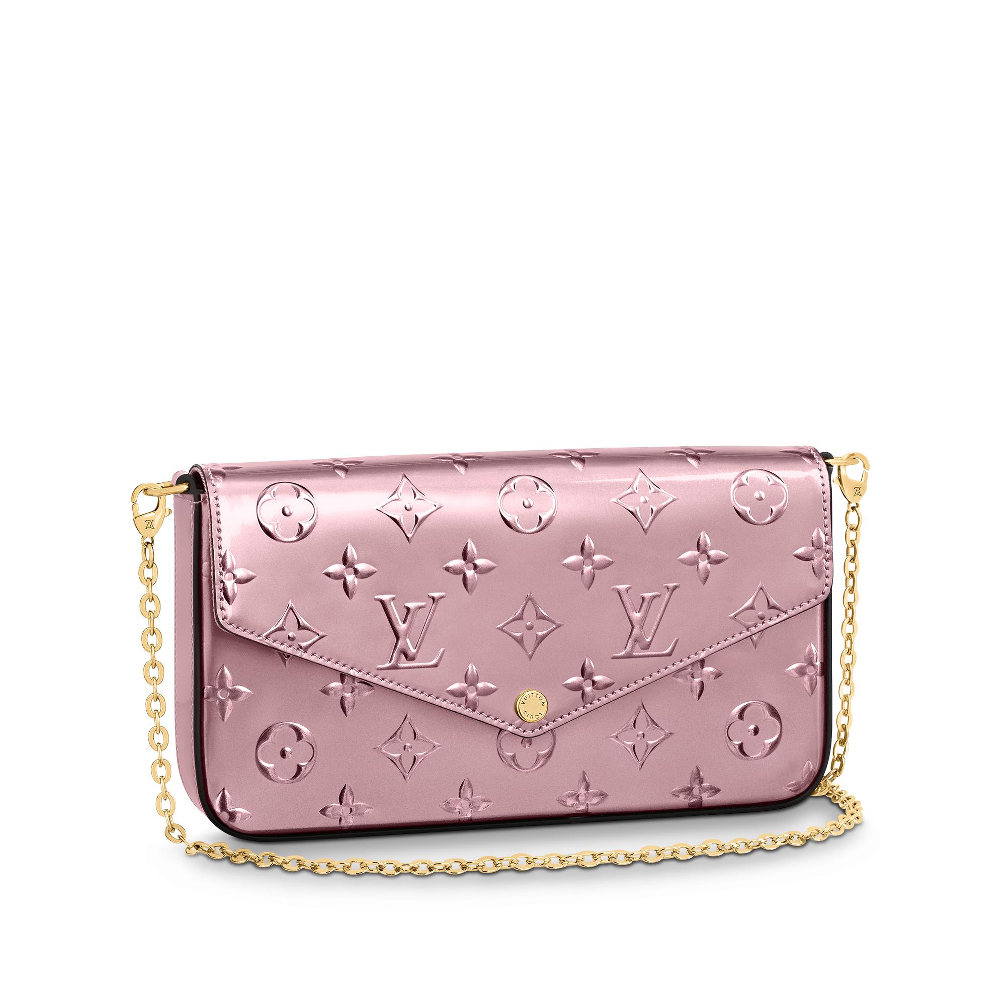 felicie pochette monogram vernis