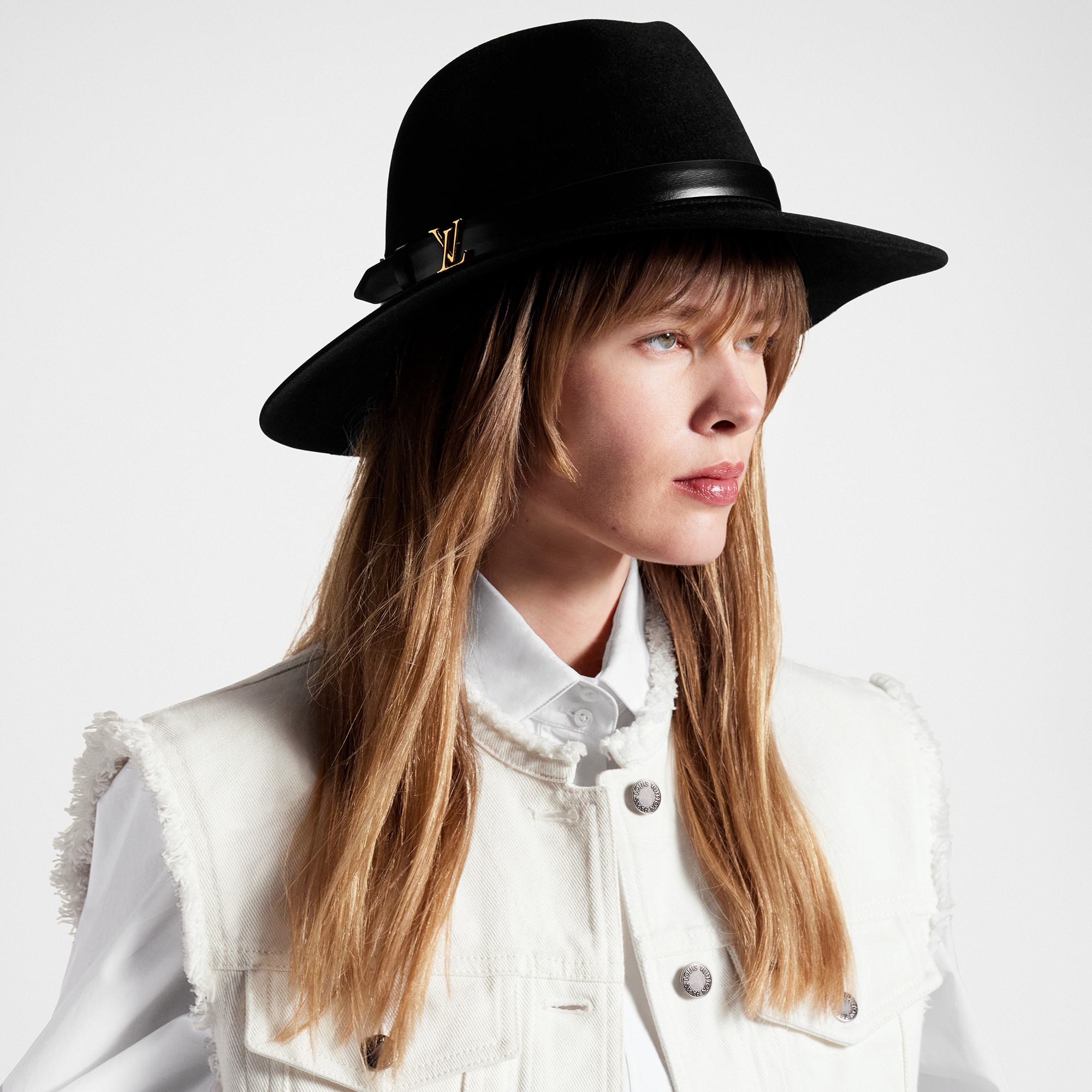 Louis Vuitton Panama Hat Felt In Love Fedora Hat Accessories