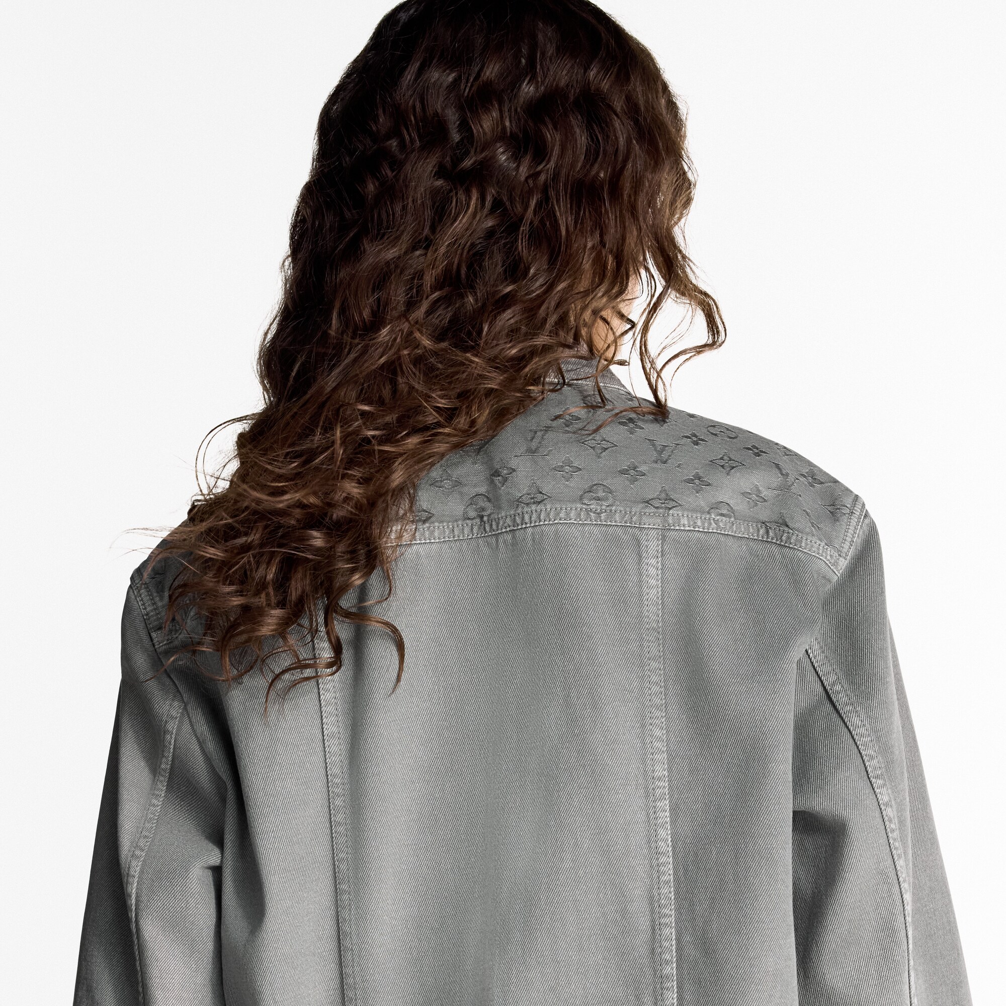 Flap Pocket Denim Jacket  in Women