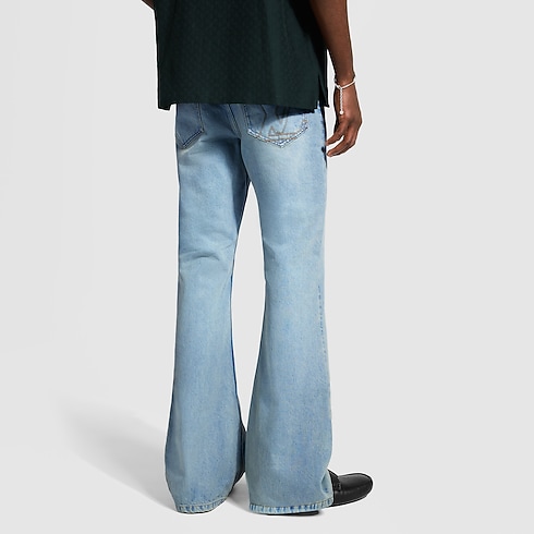 Flared Fit Denim Pants in Men's Ready to Wear All Ready to Wear collections by Louis Vuitton (Product zoom)
