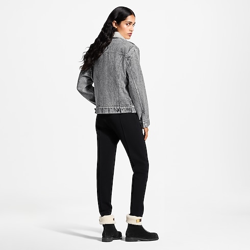 Fleece-Lined Denim Jacket in Women's Ready to Wear Coats and Jackets collections by Louis Vuitton (Product zoom)