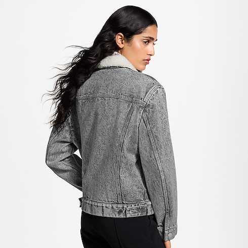 Fleece-Lined Denim Jacket in Women's Ready to Wear Coats and Jackets collections by Louis Vuitton (Product zoom)