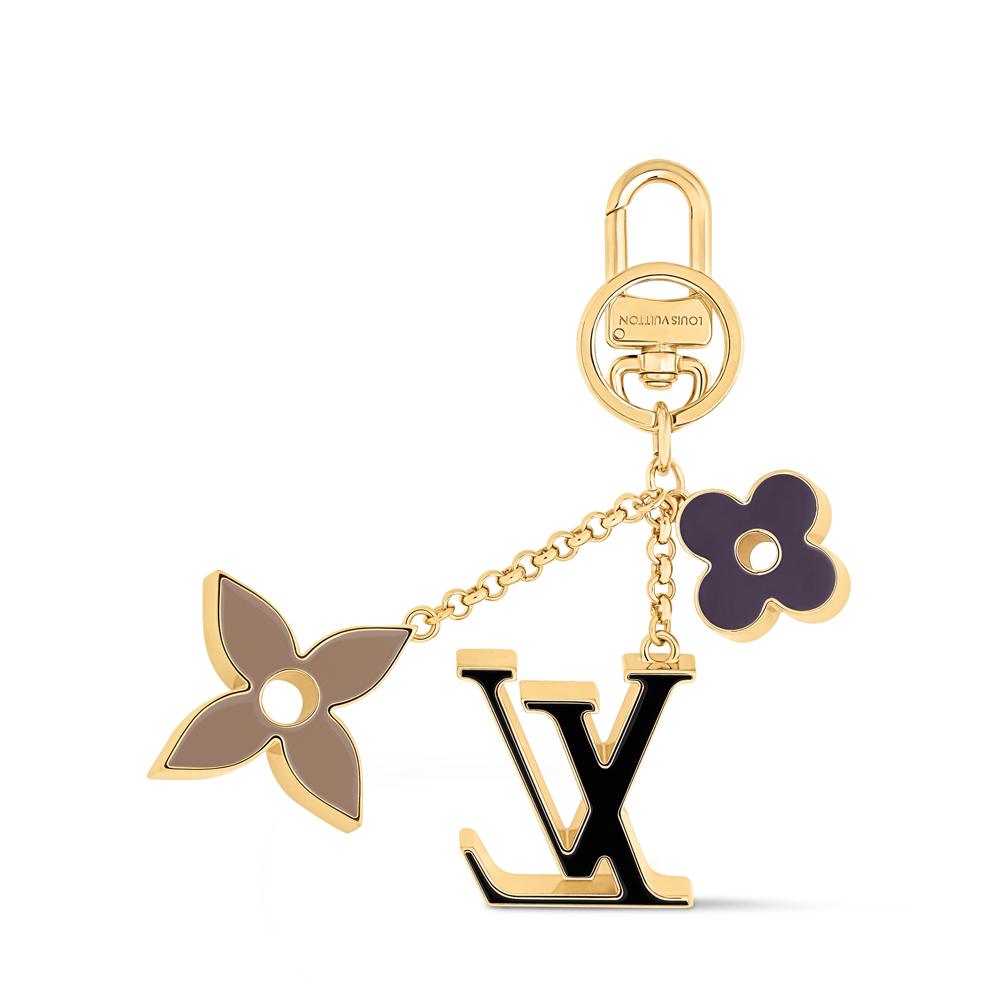 Fleur de Monogram Bag Charm . in Women