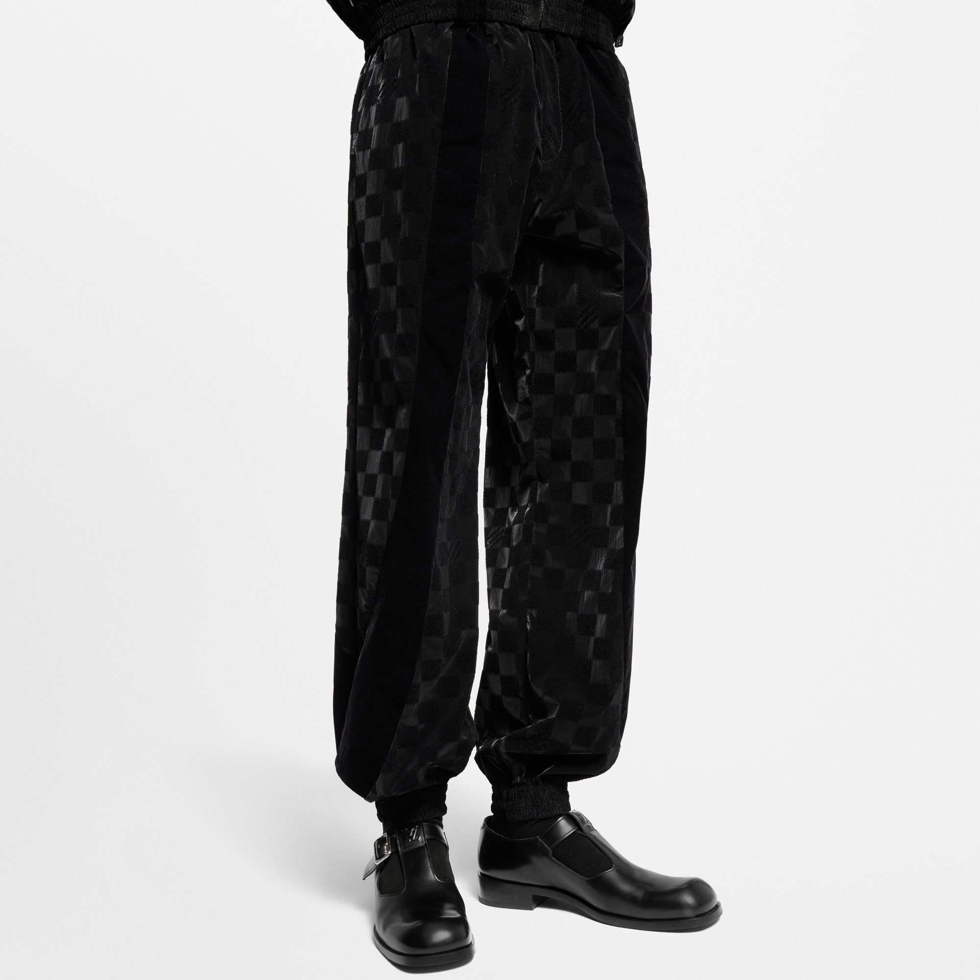 Flocked Damier Technical Track Pants  in Men