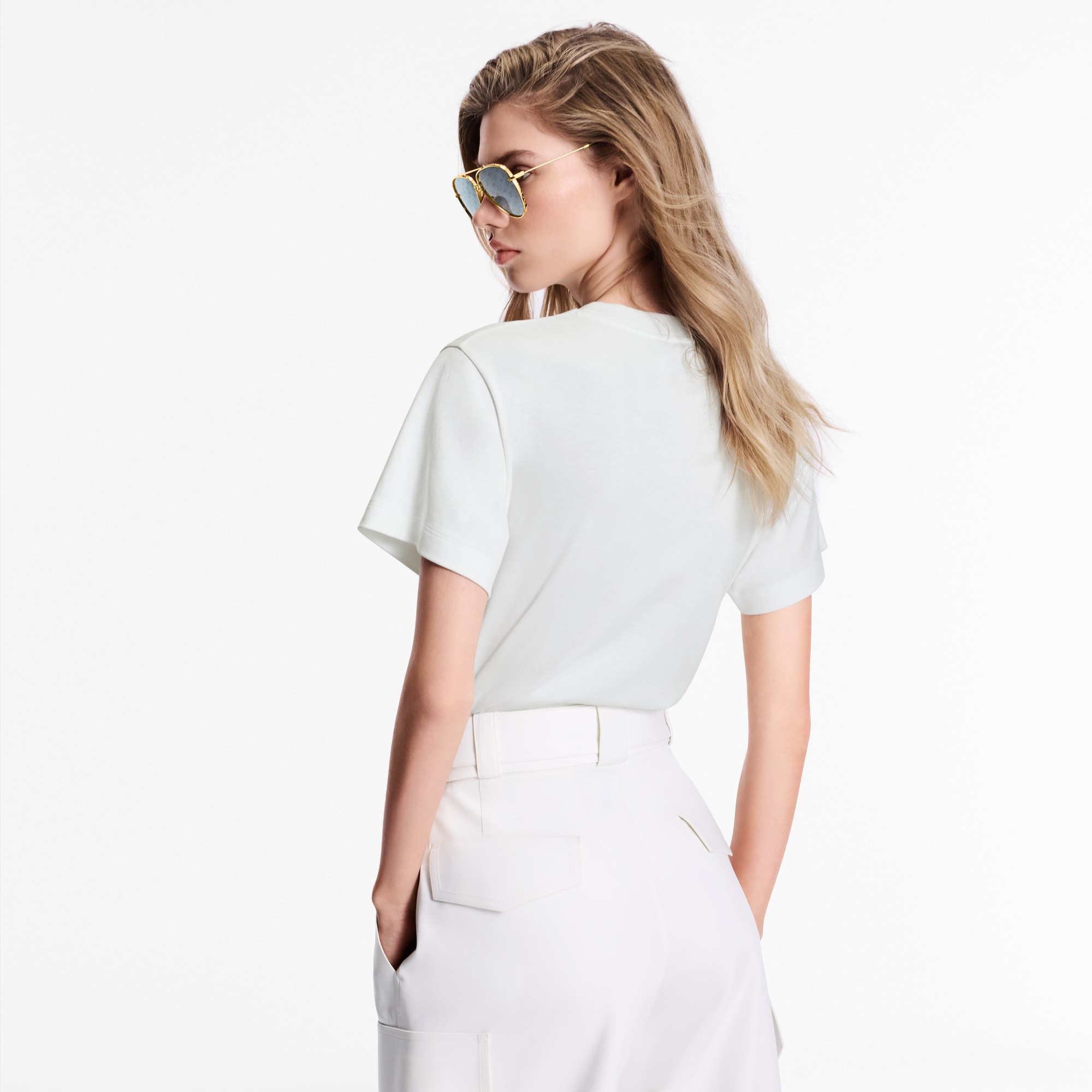 植絨 LV 標誌 Ｔ 恤  in 女士