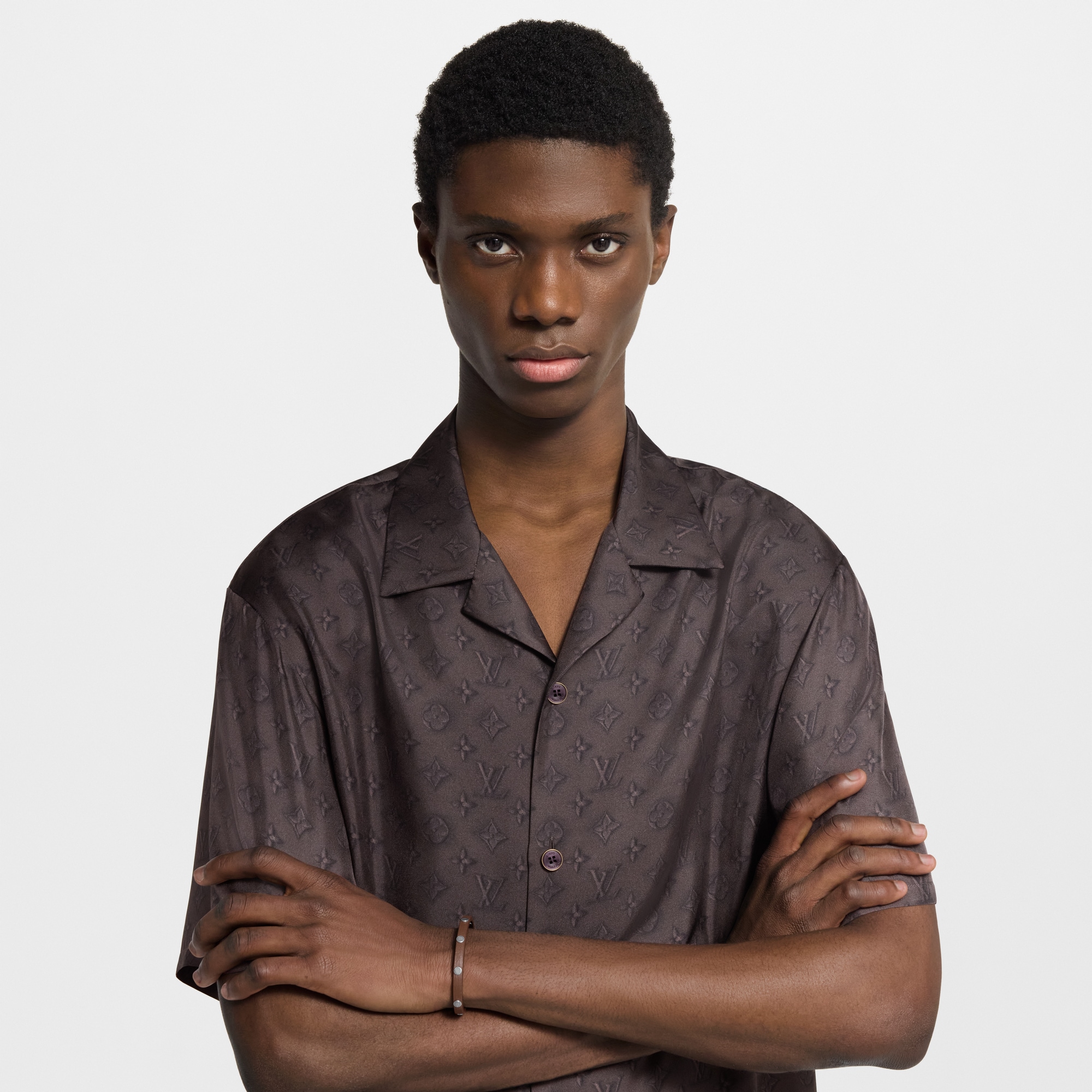 Flower Edge Stud 手環  in 男士