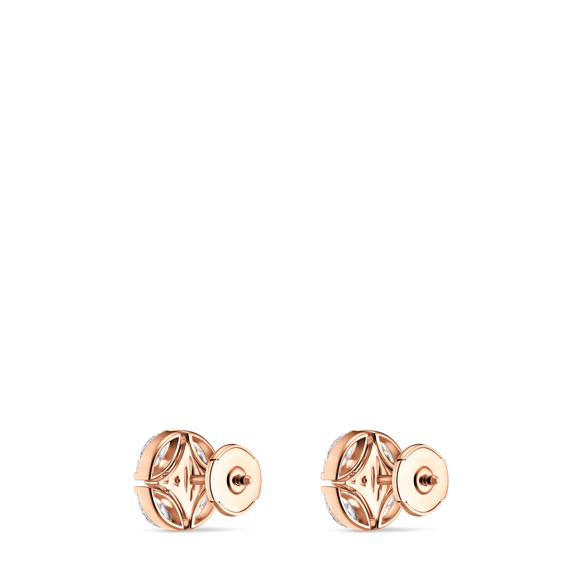 Galaxie Ear Studs, Rose Gold and Diamonds  in Les Extraordinaires