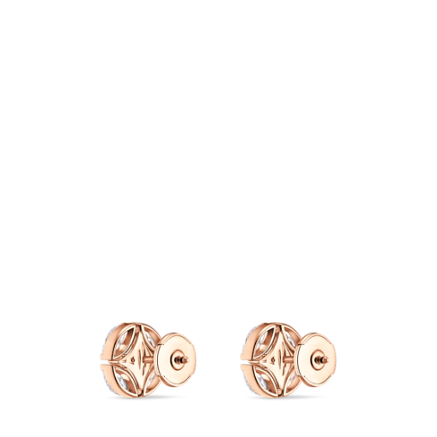 Galaxie Ear Studs, Rose Gold and Diamonds in Les Extraordinaires's Jewellery Earrings collections by Louis Vuitton (Product zoom)