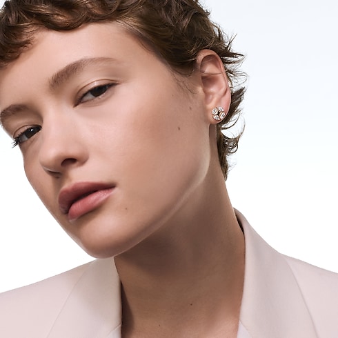 Galaxie Ear Studs, Rose Gold and Diamonds in Les Extraordinaires's Jewellery Earrings collections by Louis Vuitton (Product zoom)