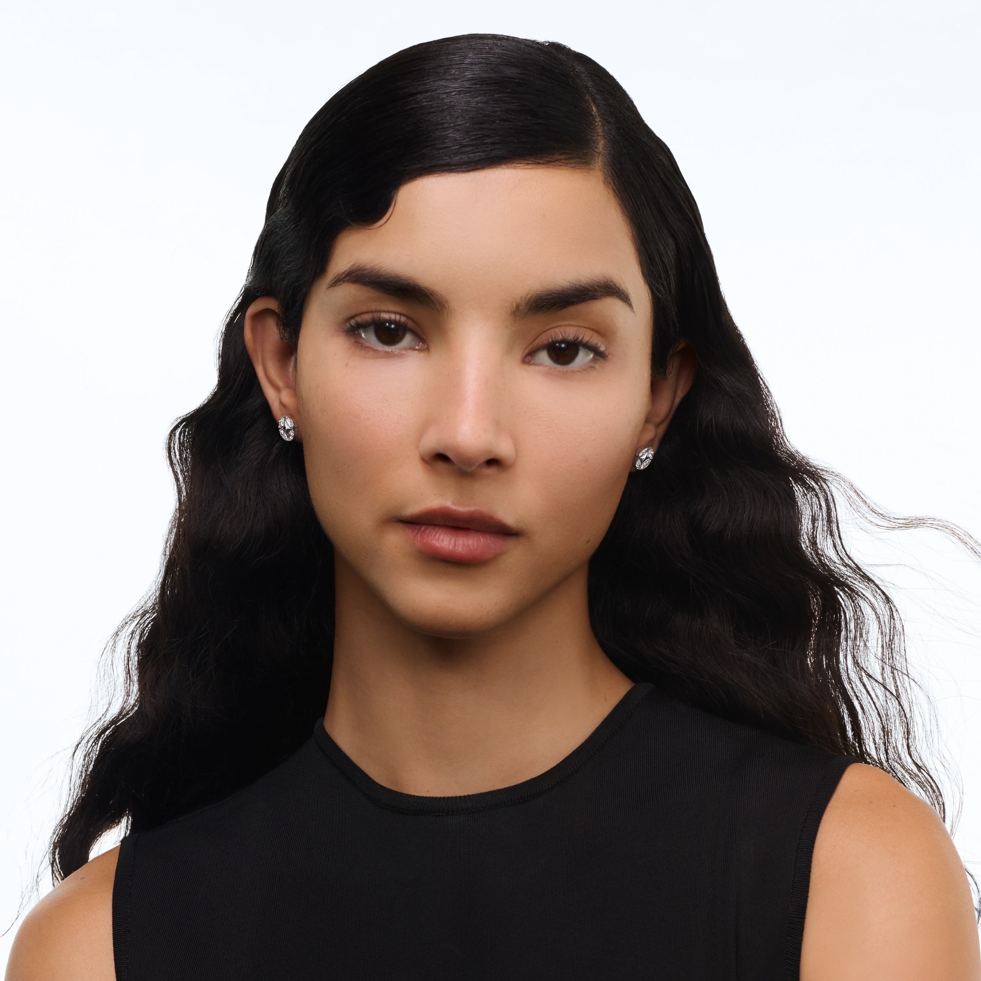 Galaxie Ear Studs, White Gold and Diamonds  in Les Extraordinaires