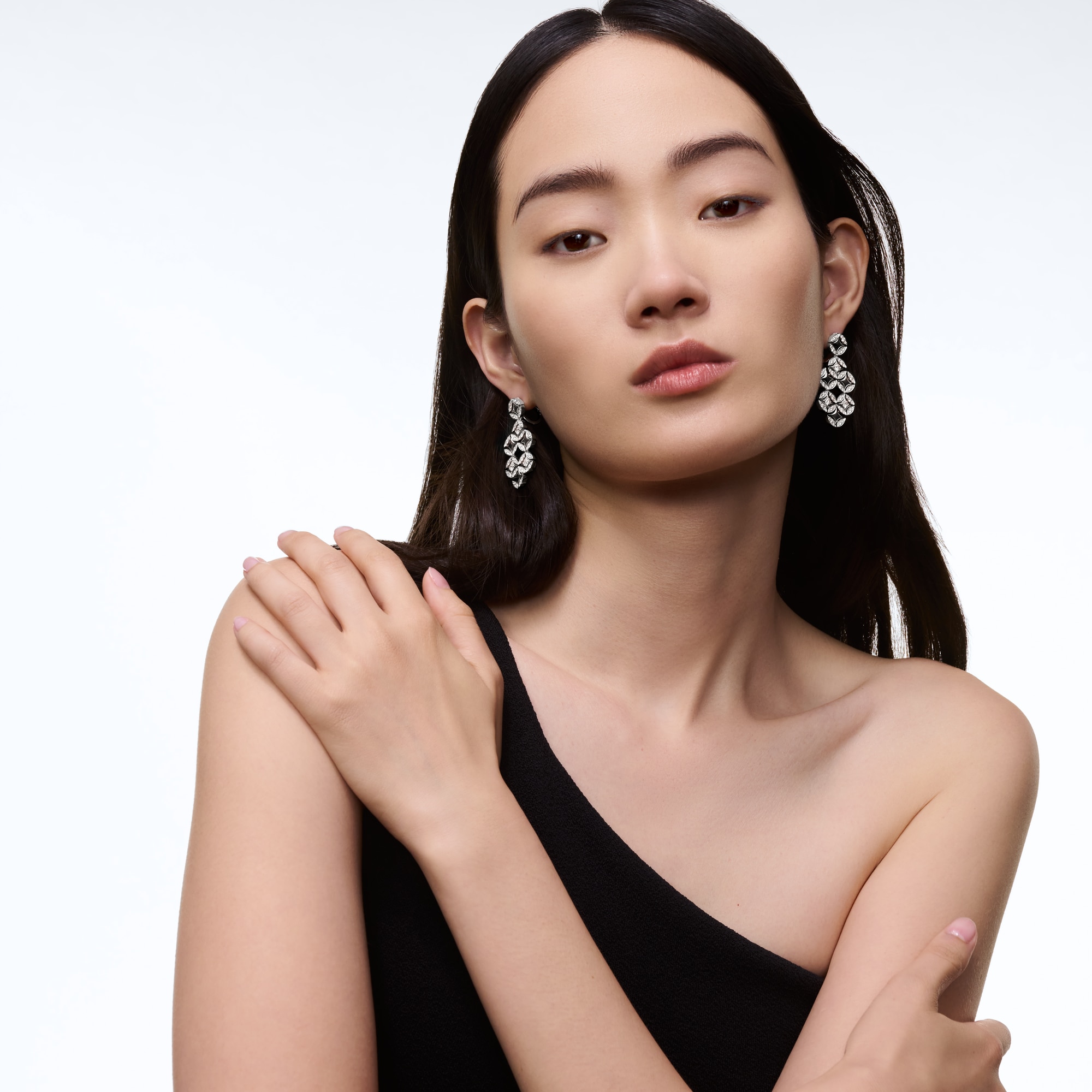 Galaxie 白K金配鑽石耳環  in Les Extraordinaires