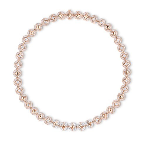 Galaxie Necklace, Rose Gold and Diamonds in Les Extraordinaires's Jewellery Necklaces and Pendants collections by Louis Vuitton (Product zoom)