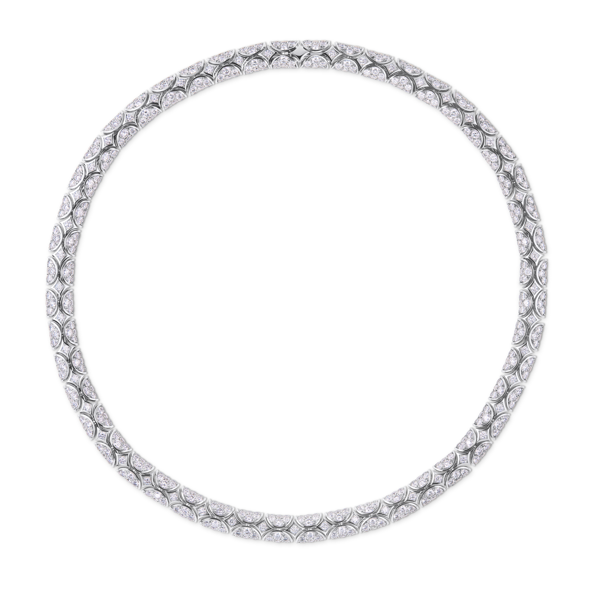 Galaxie Necklace, White Gold & Diamonds  in Les Extraordinaires