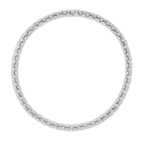 Galaxie Necklace, White Gold & Diamonds in Les Extraordinaires's Jewellery Necklaces and Pendants collections by Louis Vuitton (Product zoom)