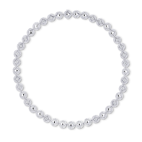Galaxie Necklace, White Gold and Diamonds in Les Extraordinaires's Jewellery Necklaces and Pendants collections by Louis Vuitton (Product zoom)