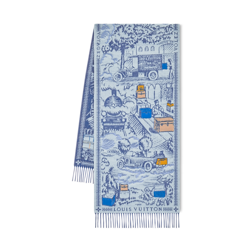 Gaston’s Travel Scarf . in Women's Accessories Scarves for Women collections by Louis Vuitton (Product zoom)