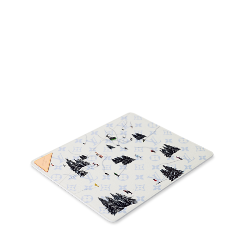 Gaston Ski Mouse Pad side view