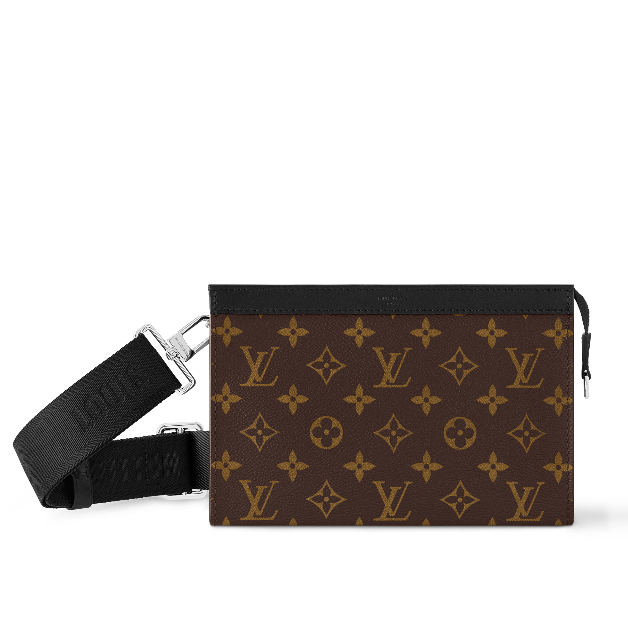 Gaston Wearable Wallet Monogram Macassar Canvas in Men